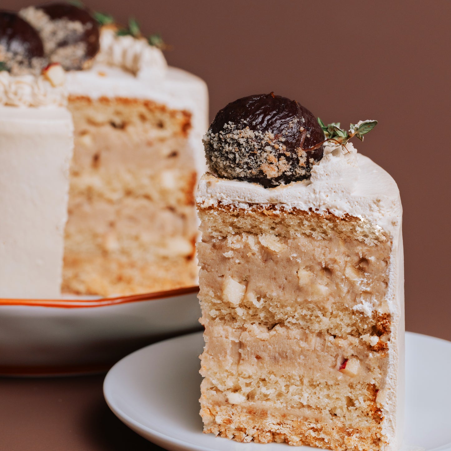 ⏐季節限定款⏐純素甘栗蘋果忌廉蛋糕