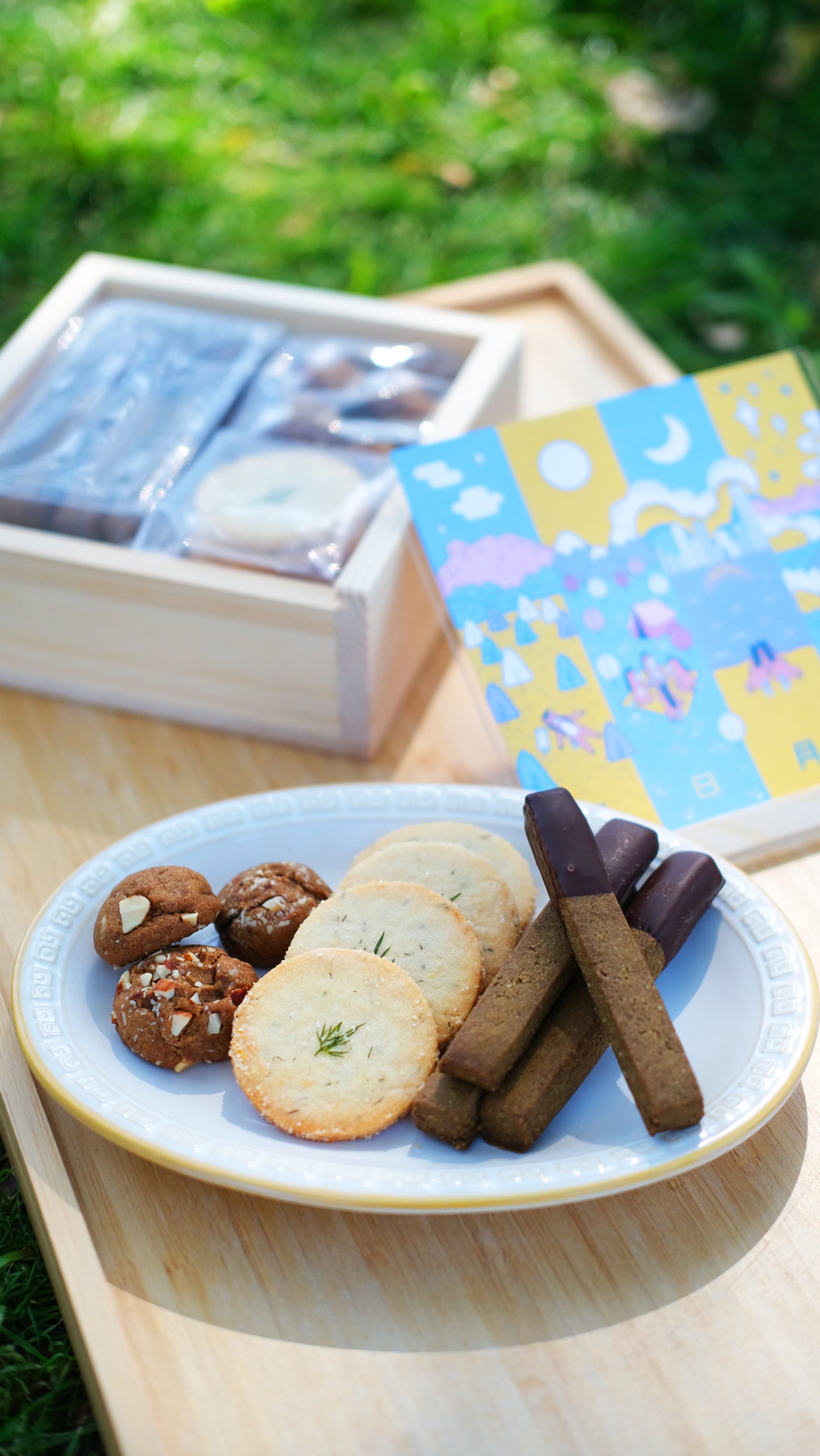 ᴥ Set B 甜口味 ᴥ  The White Cake2026新年禮盒 - 渡.日.月.恆