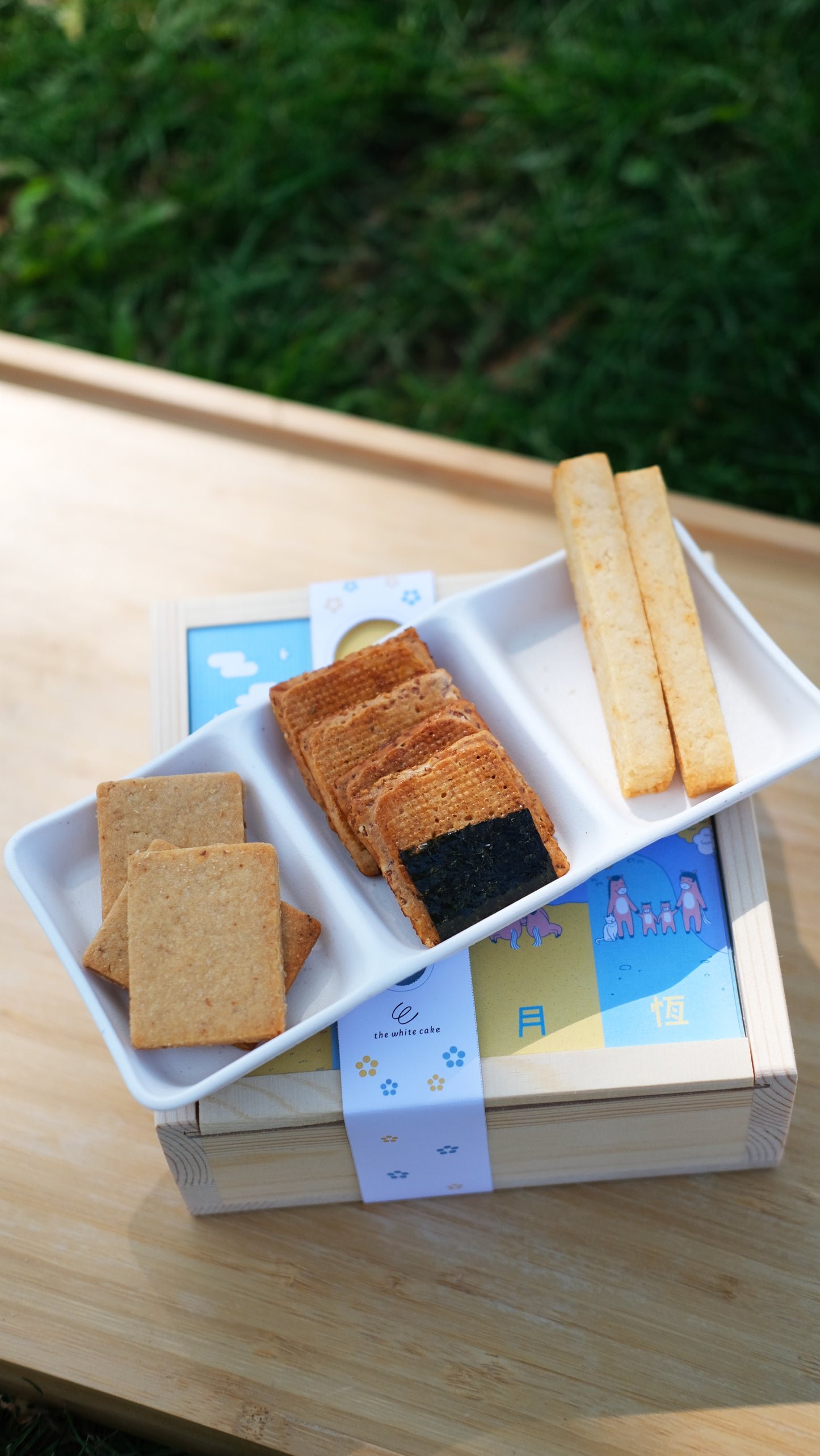 ᴥ Set C 鹹口味 ᴥ The White Cake2026新年禮盒 - 渡.日.月.恆