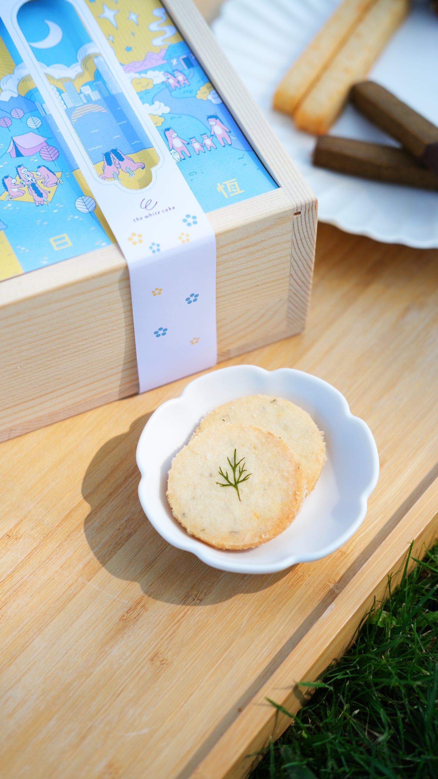 ᴥ Set B 甜口味 ᴥ  The White Cake2026新年禮盒 - 渡.日.月.恆